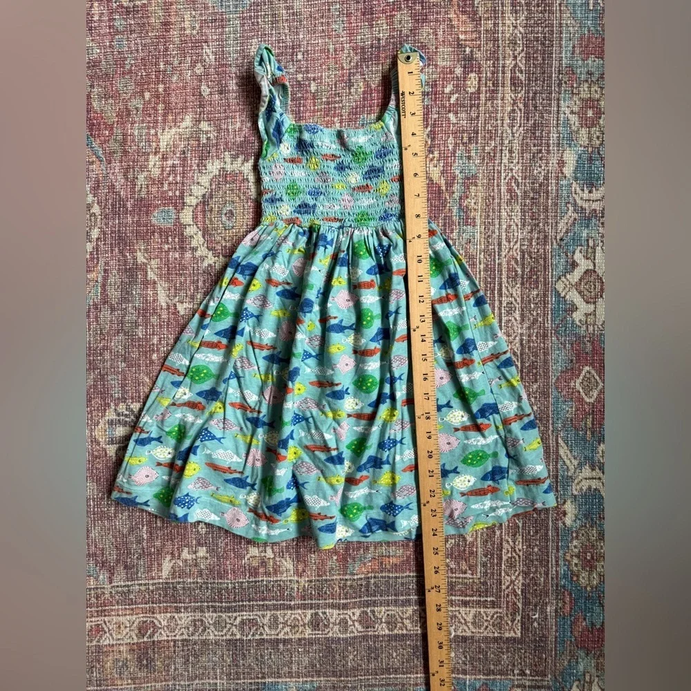 Mini Boden 2-3yr Colorful Fish Print Kids Dress